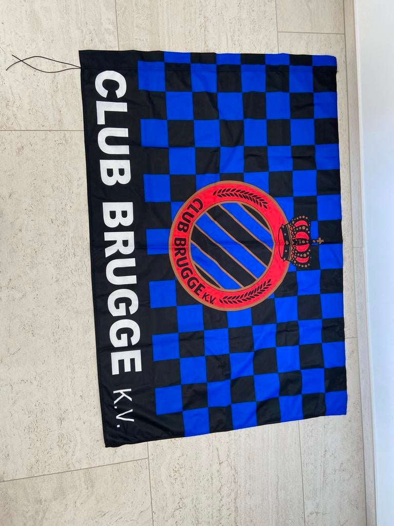 Vlag Club Brugge 1,4m x 0,9m, Ophalen, Nieuw