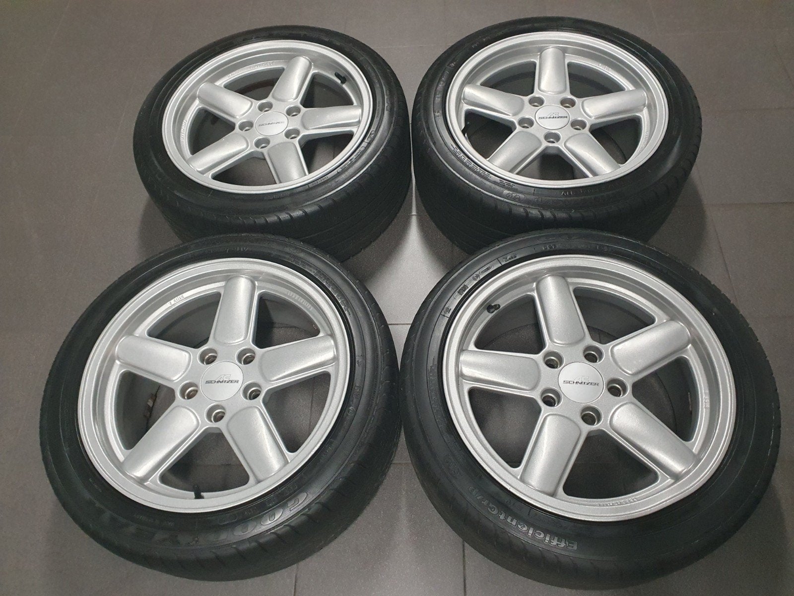 AC Schnitzer 8J 17" ET35 5x120 Kit complet original, Enlèvement, 17 pouces, Pneu(s)