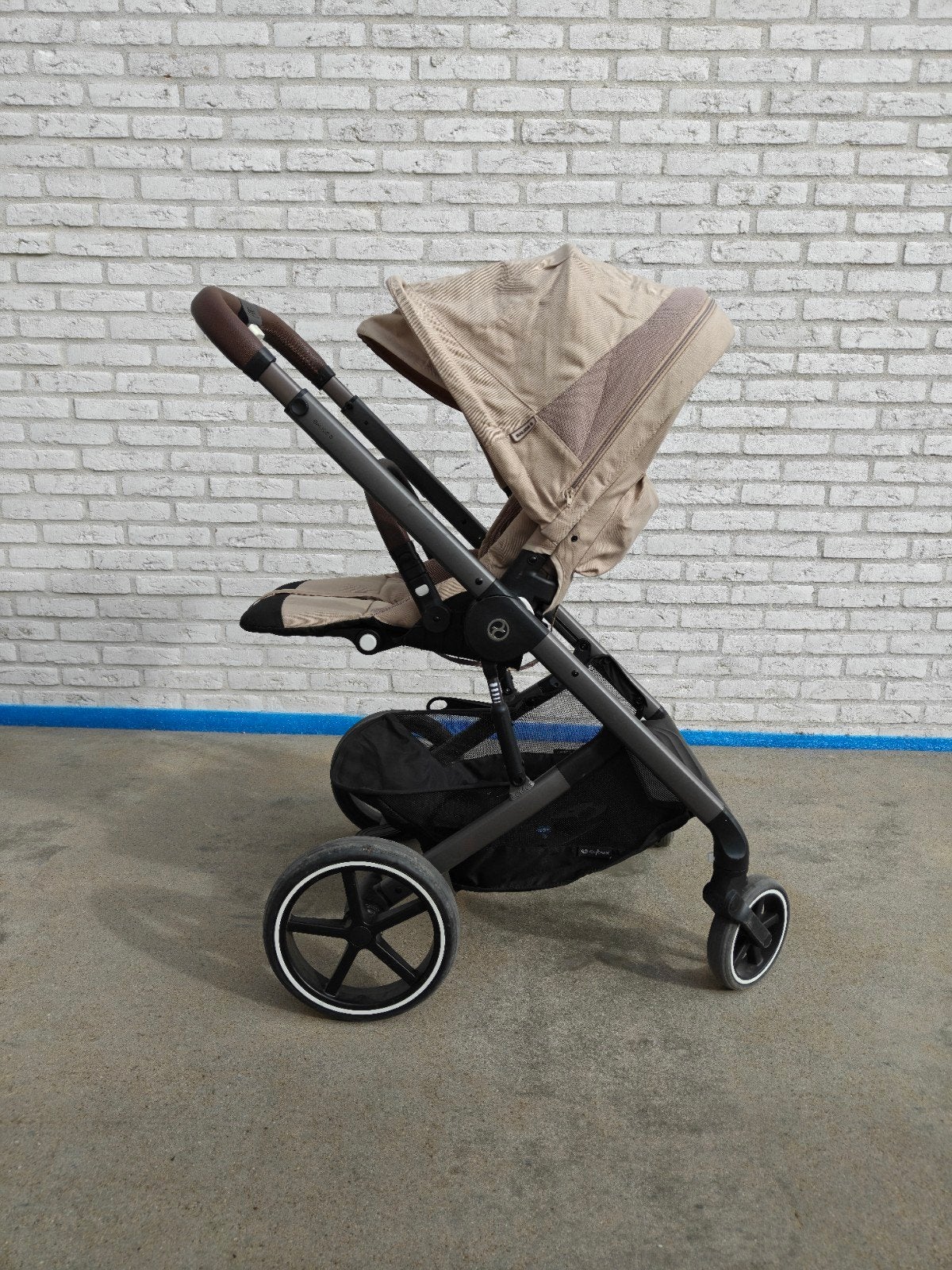 Cybex Balios S + draagmand+adapters, Enlèvement, Utilisé, Autres marques, Protection de pluie