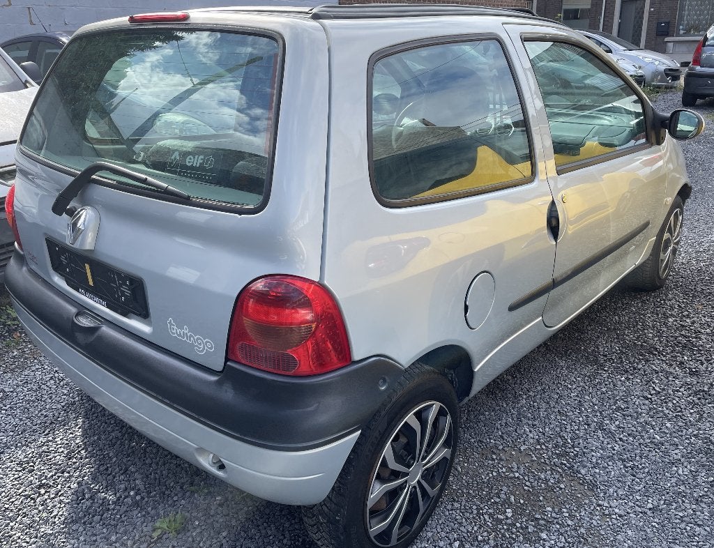 RENAULT TWINGO 02/2005 1.2 Ess TOIT PANO EURO 4 OK LEZ, Autos, Renault, Argent ou Gris, Rétroviseurs électriques, Entreprise, Boîte manuelle
