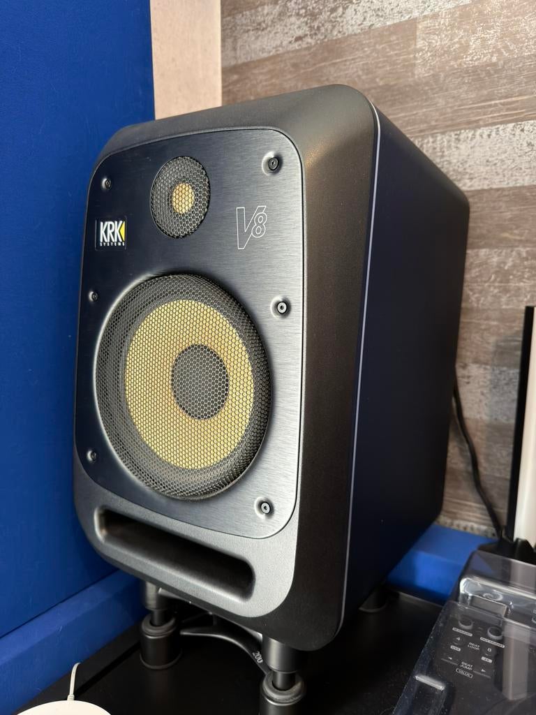 Set Krk V8 S4 studio monitors, Autres marques, Comme neuf, Enlèvement, Haut-parleurs Frontaux, Arrière ou Stéréo