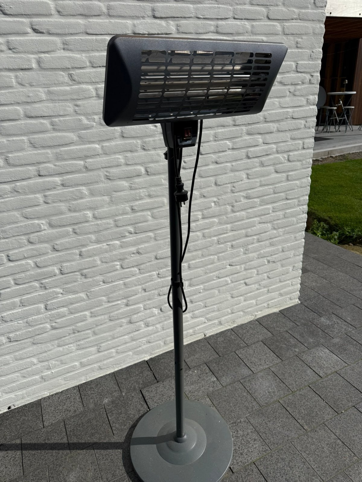 Terrasverwarmer elektrisch, Tuin en Terras, Ophalen, Zo goed als nieuw, Elektrisch