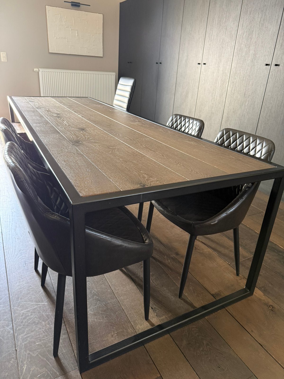 Unieke XXL tafel op zoek naar een nieuwe thuis, Huis en Inrichting, Ophalen, Gebruikt, 100 tot 150 cm, 200 cm of meer