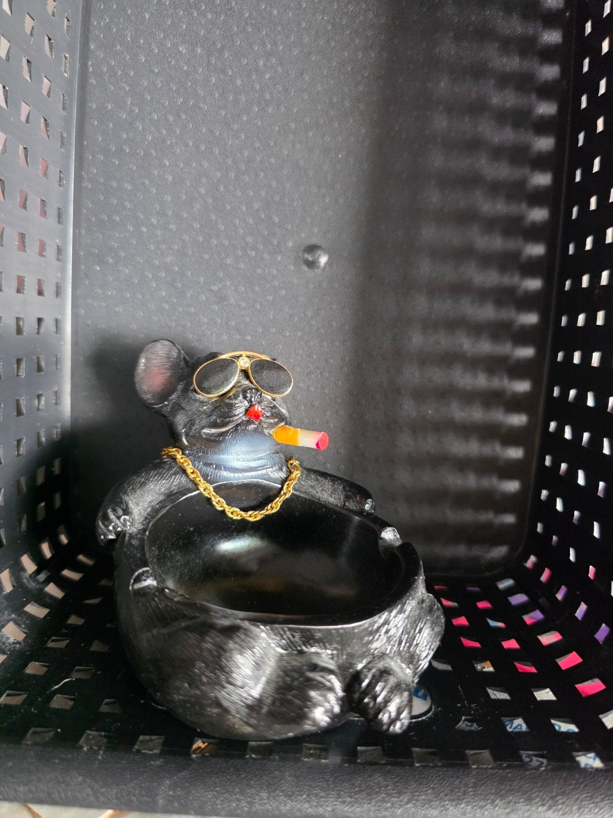 asbak franse bulldog, Ophalen of Verzenden