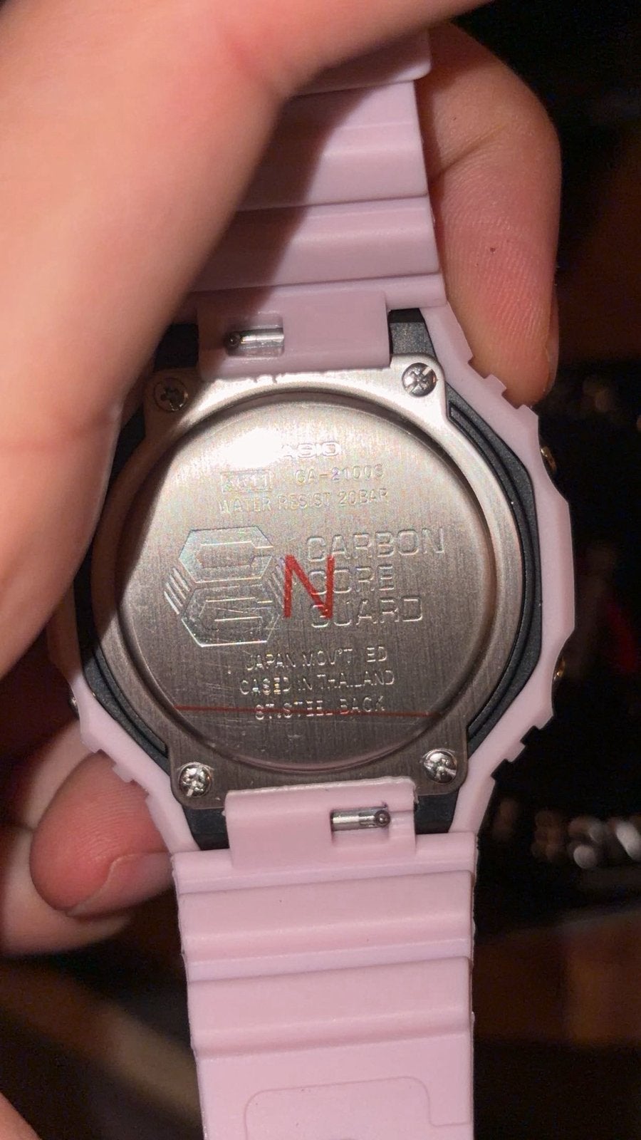 G-shock GA-2100 roze, Ophalen of Verzenden, Conditie, Zo goed als nieuw, Roze