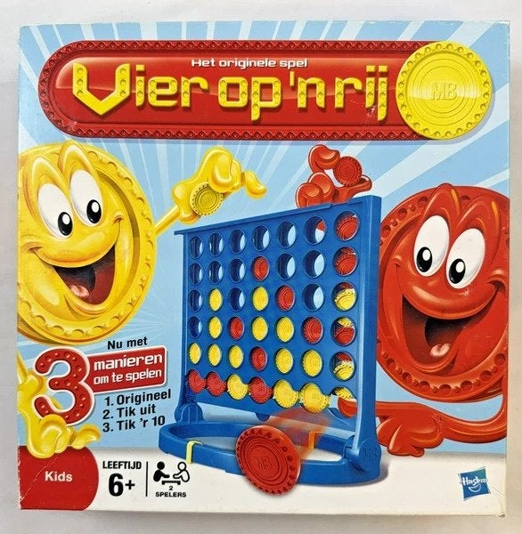 Hasbro Vier op een rij het origineel bordspel klassieker, Hobby en Vrije tijd, Gezelschapsspellen | Bordspellen, Een of twee spelers