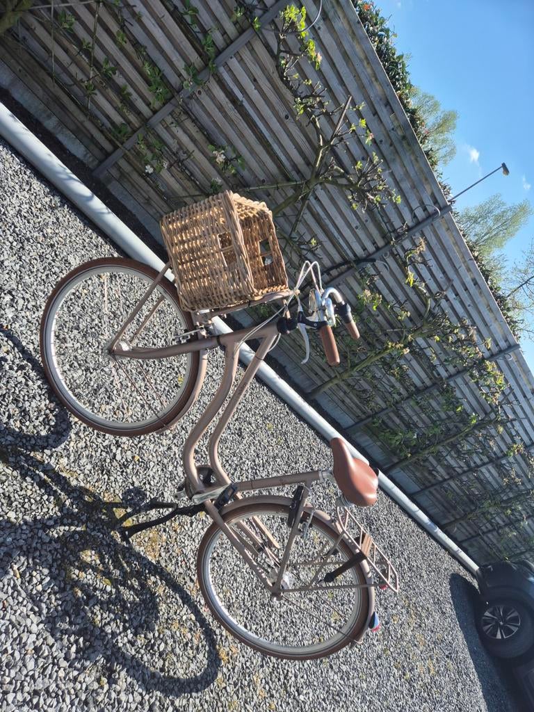 Hollandse fiets, rose gold, Ophalen, Zo goed als nieuw, Overige merken