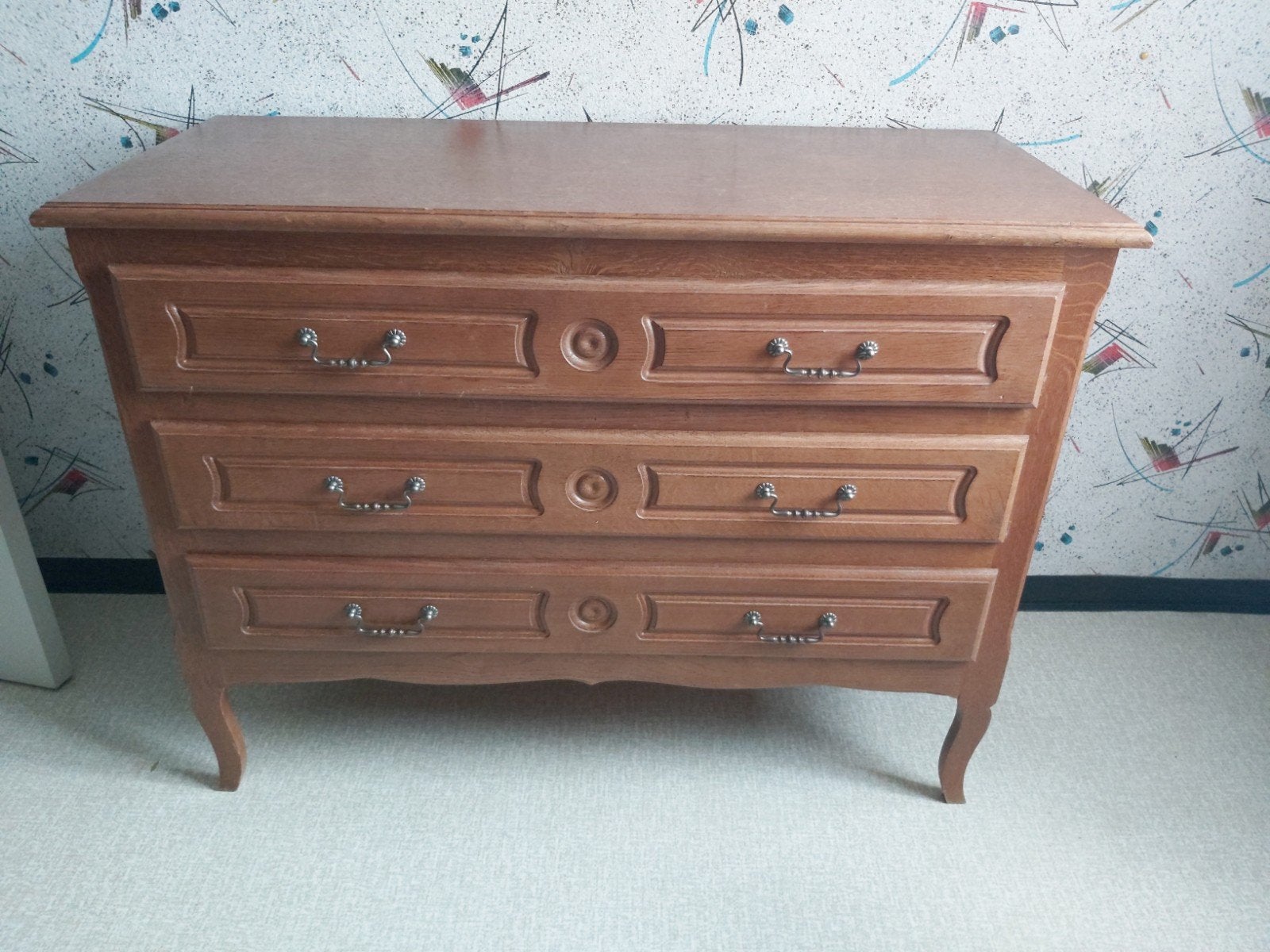 commode, Huis en Inrichting, Kasten | Ladekasten, Ophalen, Klassiek, Eikenhout, Zo goed als nieuw