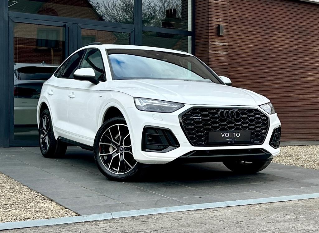 Audi Q5 Sportback PHEV 55TFSIe Quattro Comp/PANO/LEDER/MTRX, Autos, Audi, Cuir, Achat, Euro 6, Entreprise