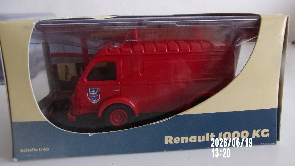 RENAULT 1000KG POMPIERS.1/43 COMME NEW,ELIGOR BOITE ORIG., Enlèvement ou Envoi, Comme neuf, Voiture, Autres marques