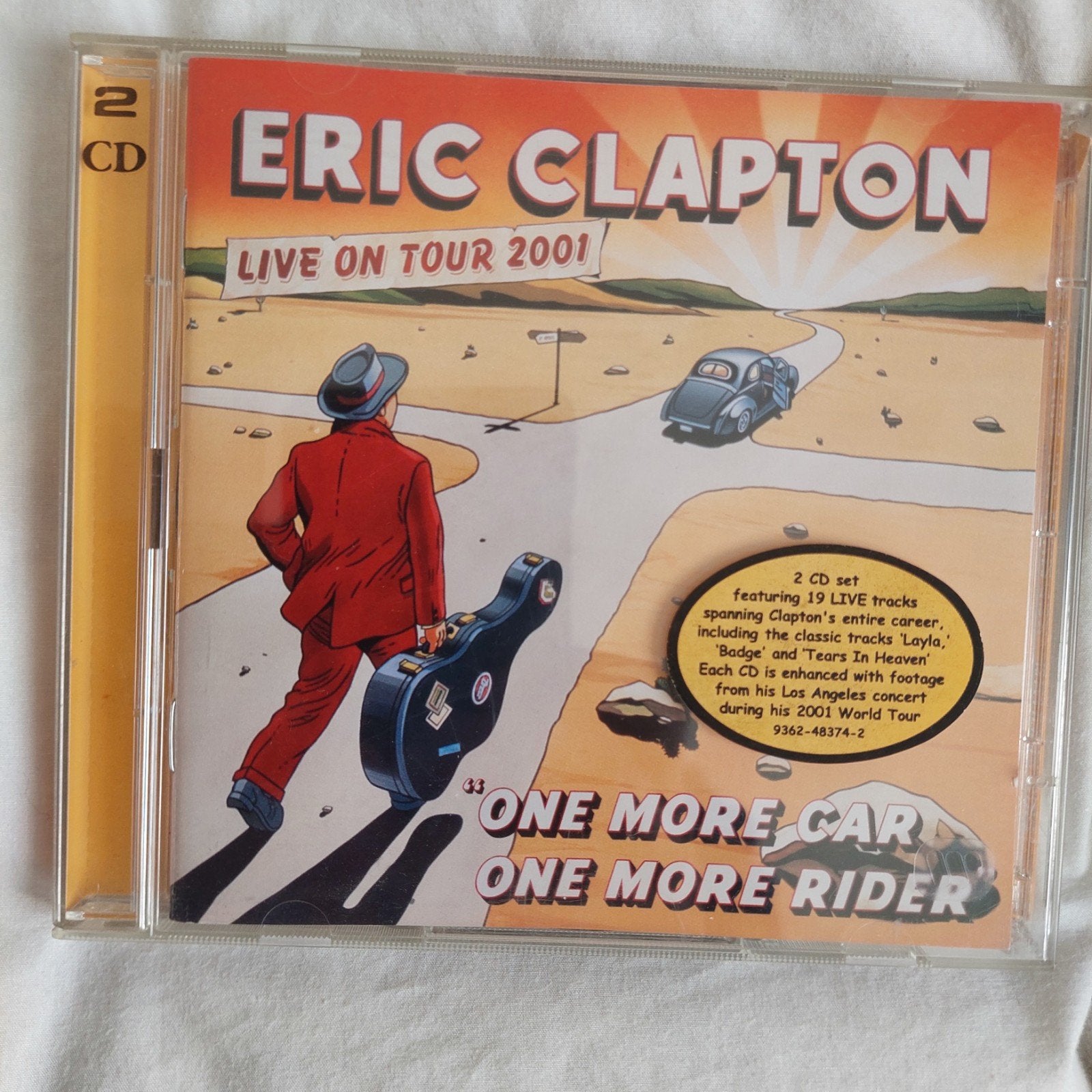 CD Eric Clapton  one more car, one more rider l8ve2001, Ophalen of Verzenden, Zo goed als nieuw, Classic Rock