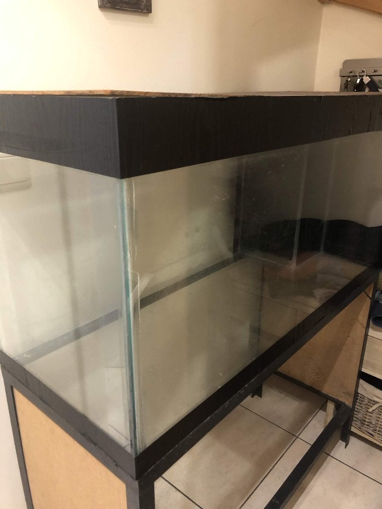 Aquarium 200L avec nouvelle jointure, Animaux & Accessoires, Poissons | Aquariums & Accessoires, Utilisé, Aquarium vide, Enlèvement