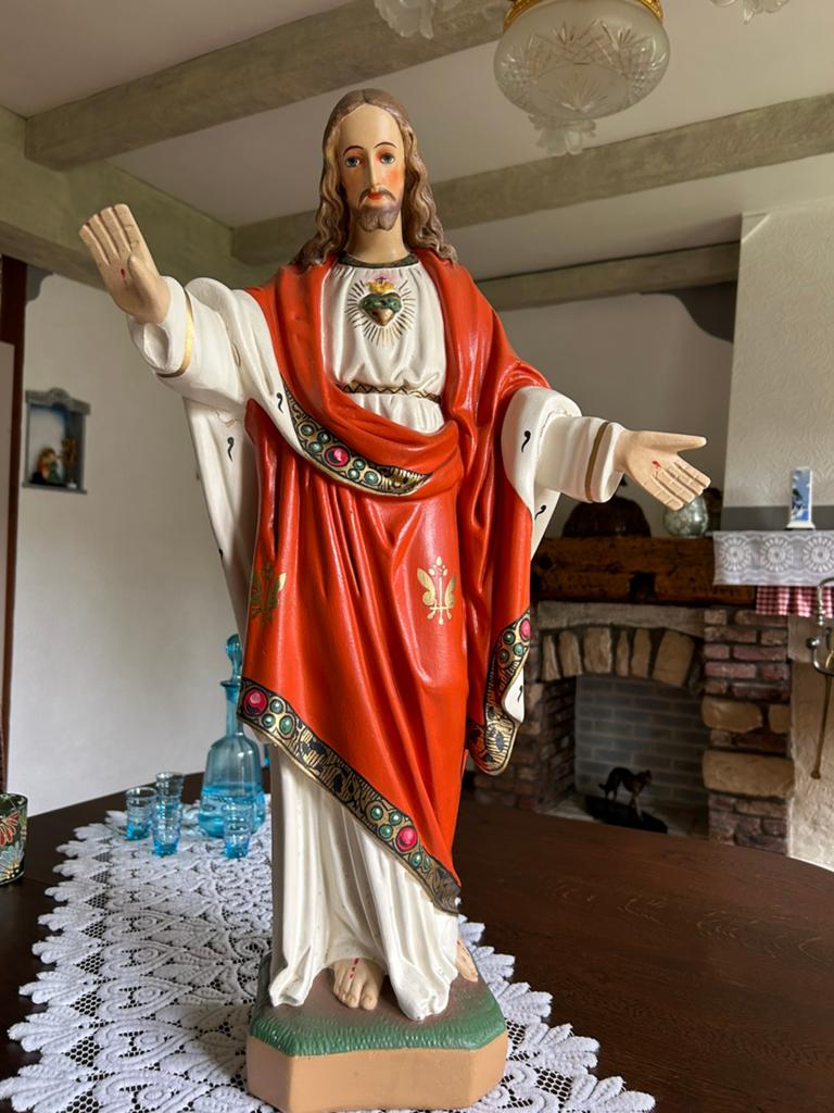 Beeld Heilig Hart Jezus 68cm, Ophalen