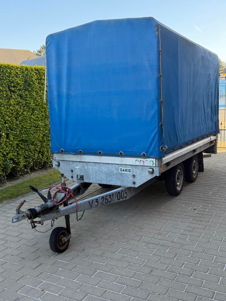 Saris aanhangwagen, Enlèvement, Utilisé