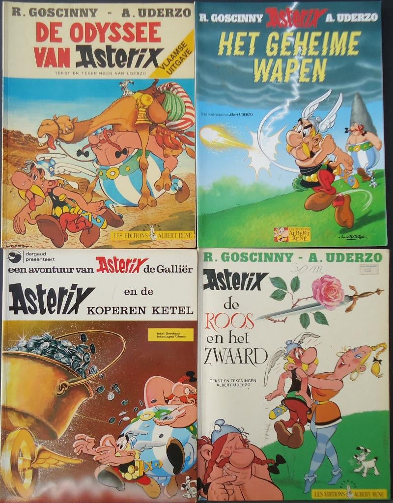  15 strips- Asterix, Livres, BD, Utilisé, Plusieurs BD, Enlèvement ou Envoi