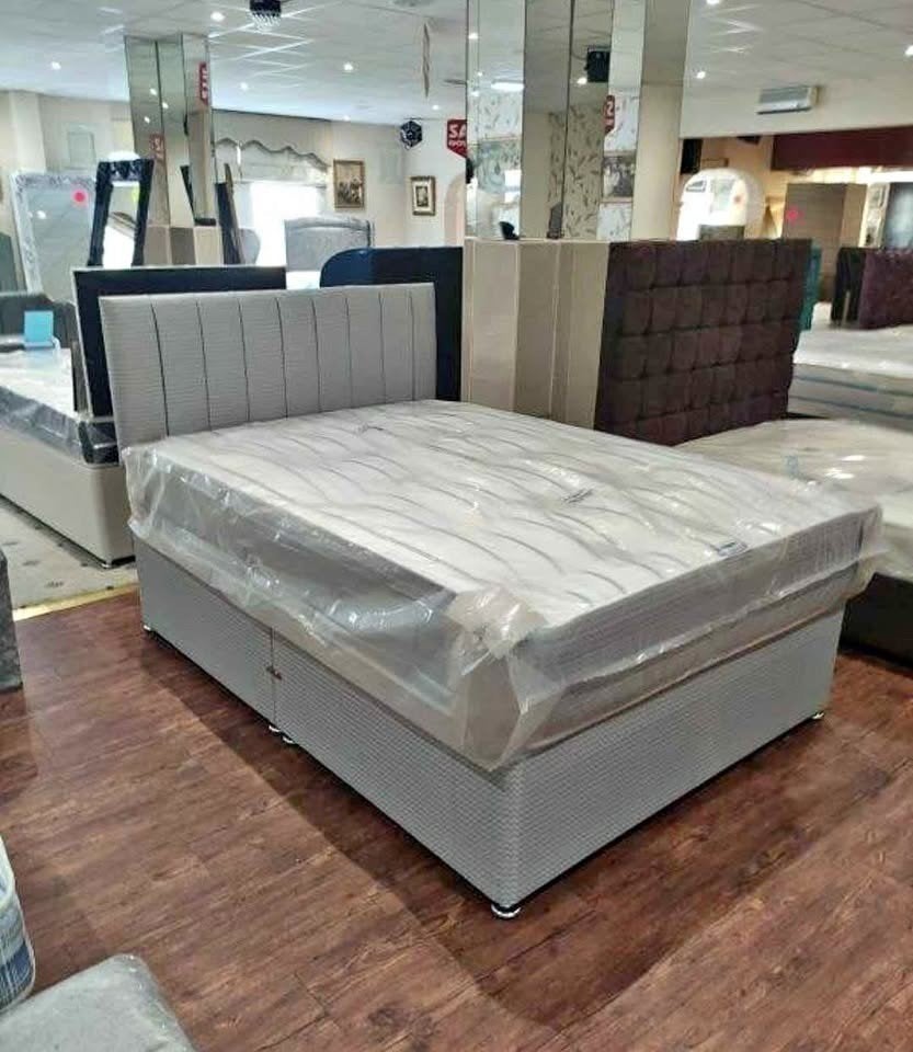 Lit et matelas neufs, Maison & Meubles, Chambre à coucher | Lits, Envoi, Neuf, Deux personnes, Autres couleurs