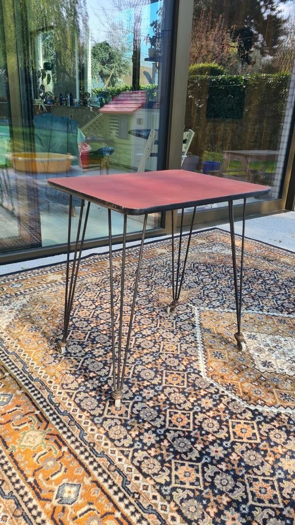 Vintage tv tafel op wieltjes, Ophalen