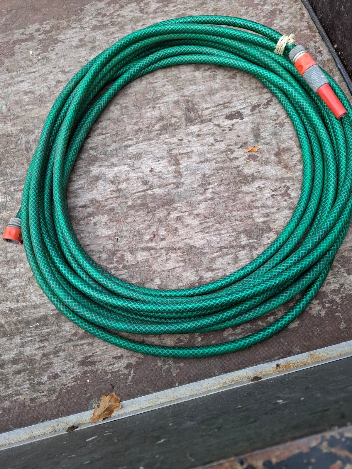 tuinslang 15 meter met koppeling en sproeikop, Ophalen