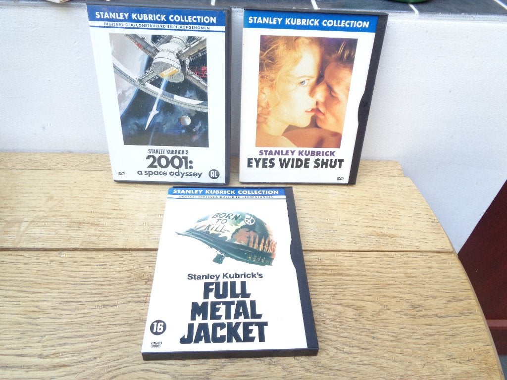 Various DVD'S 3x Stanley Kubrick [Eyes Wide S.-Full Metal J], CD & DVD, DVD | Autres DVD, Envoi, Utilisé
