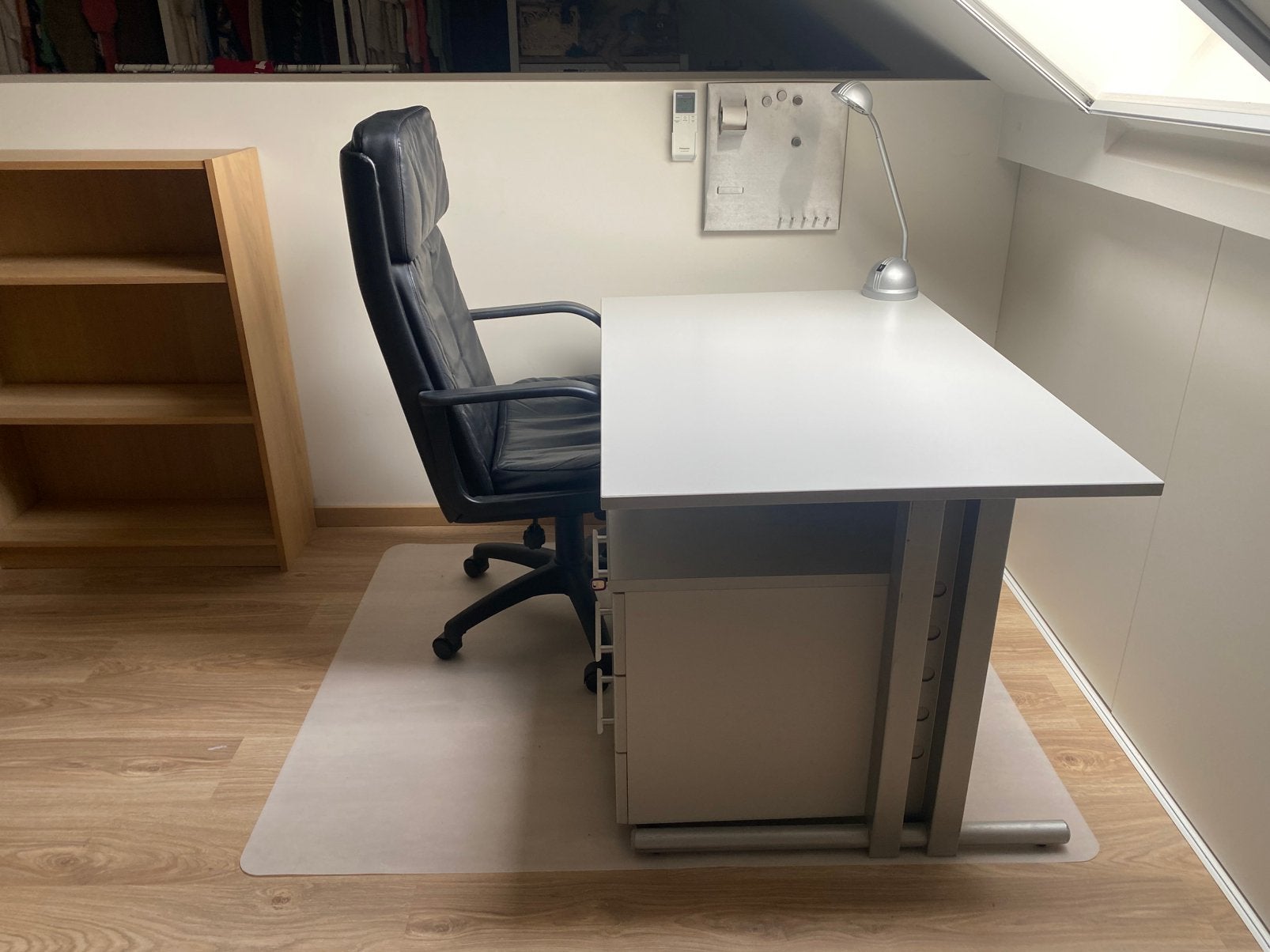 Bureau+stoel+ladekast+ladeschuif+beschermmat, Huis en Inrichting, Ophalen