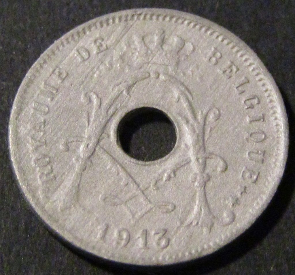 5 centimen 1913 franstalig - Albert I, Postzegels en Munten, Ophalen of Verzenden, Overig, Losse munt