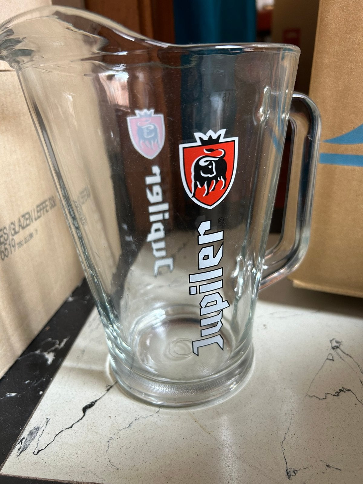 Jupiler Maatbeker 1,5l, Verzamelen, Biermerken, Ophalen, Nieuw, Jupiler