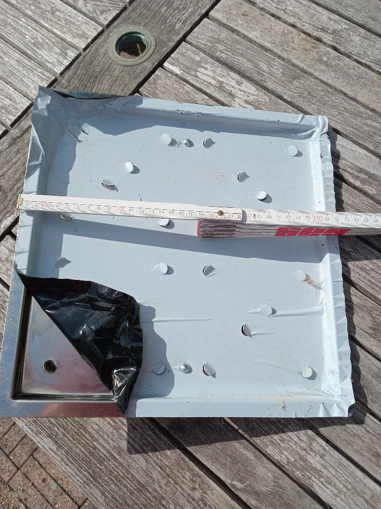 betegelbaar inspectieluik badkamer, Ophalen, Inox, Bad