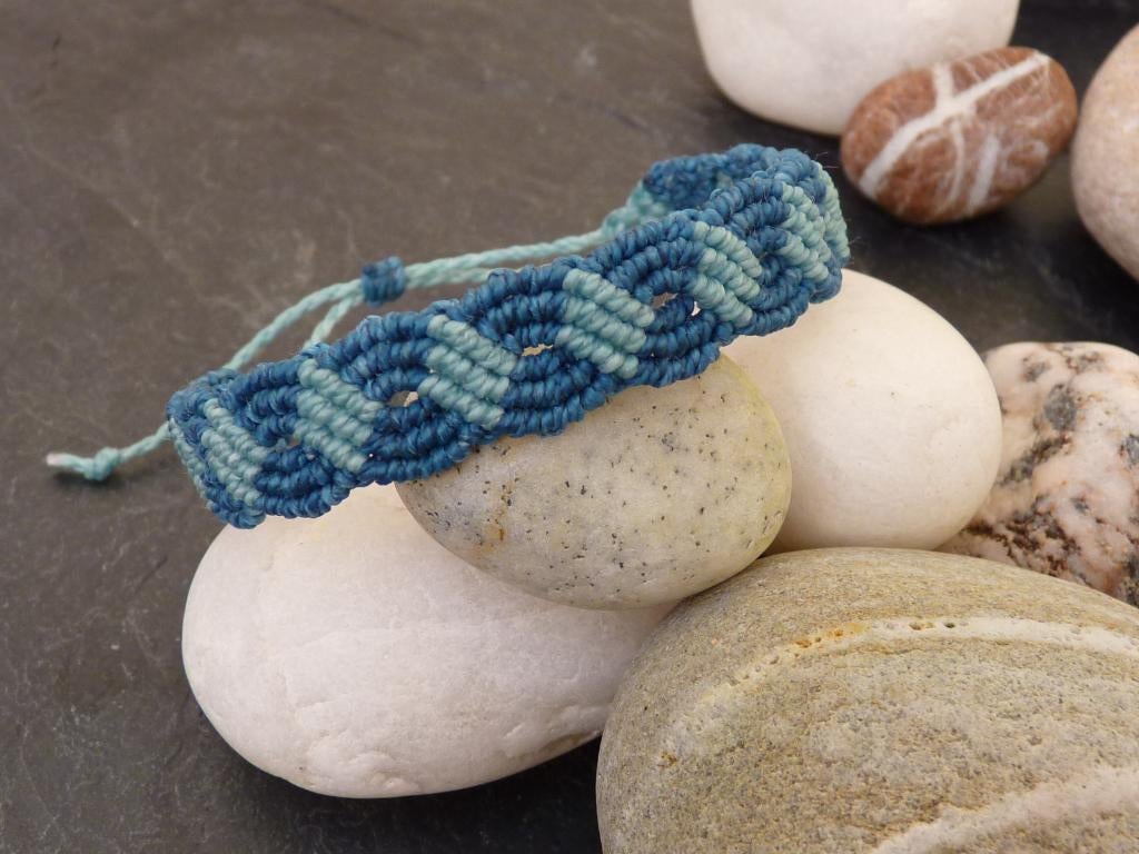 Macramé armband, Ophalen of Verzenden, Nieuw, Groen, Overige materialen