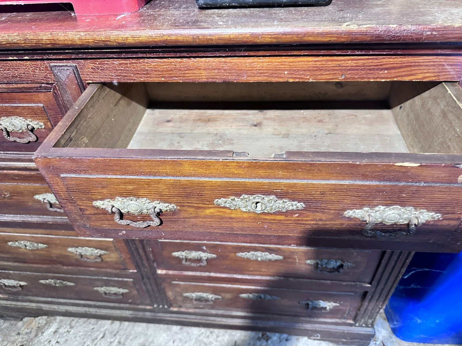 Oude ladenkast, Antiek en Kunst, Ophalen