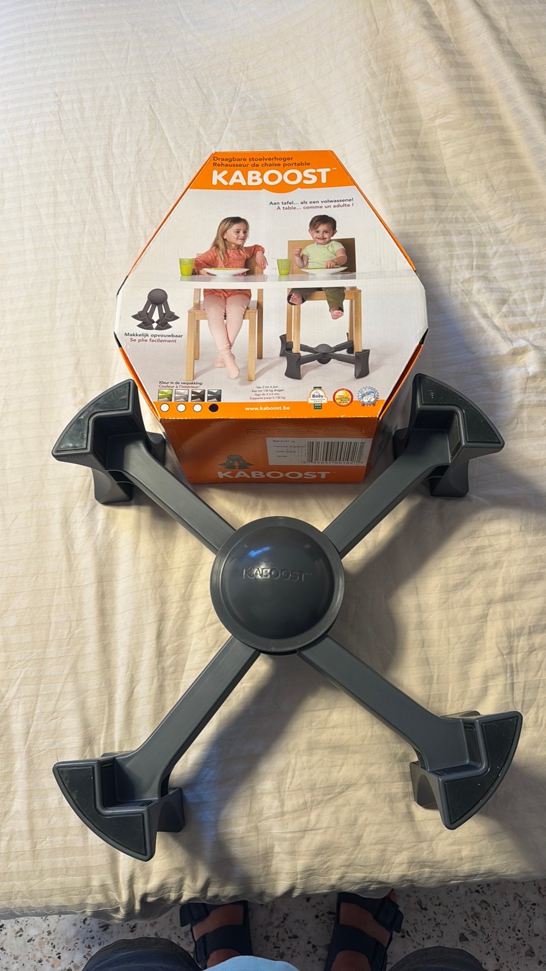 Kaboost stoelverhoger inklapbaar draagbaar, Kinderen en Baby's, Kinderstoelen, Ophalen of Verzenden, Nieuw, Meegroeistoel, Stoelverkleiner