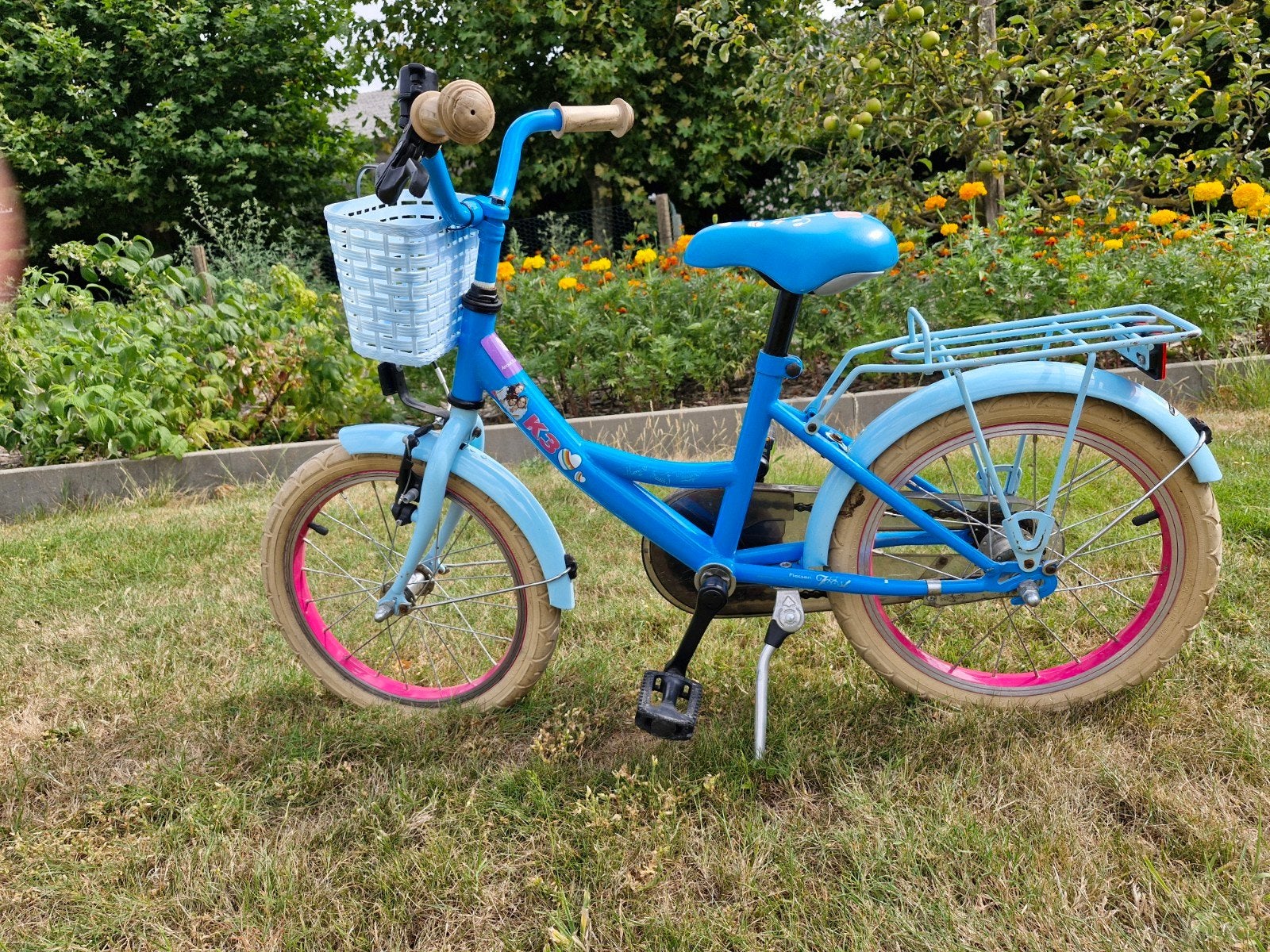 meisjesfiets - 16 inch - 4-6 jaar, Fietsen en Brommers, Ophalen, Gebruikt, 16 tot 20 inch