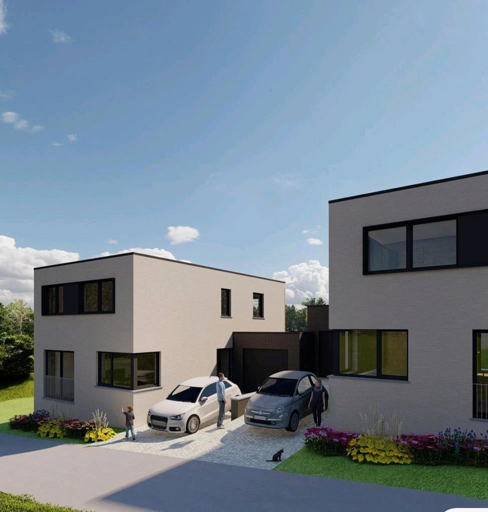Terrain a bâtir avec projet et permis d'urbanisme accordé