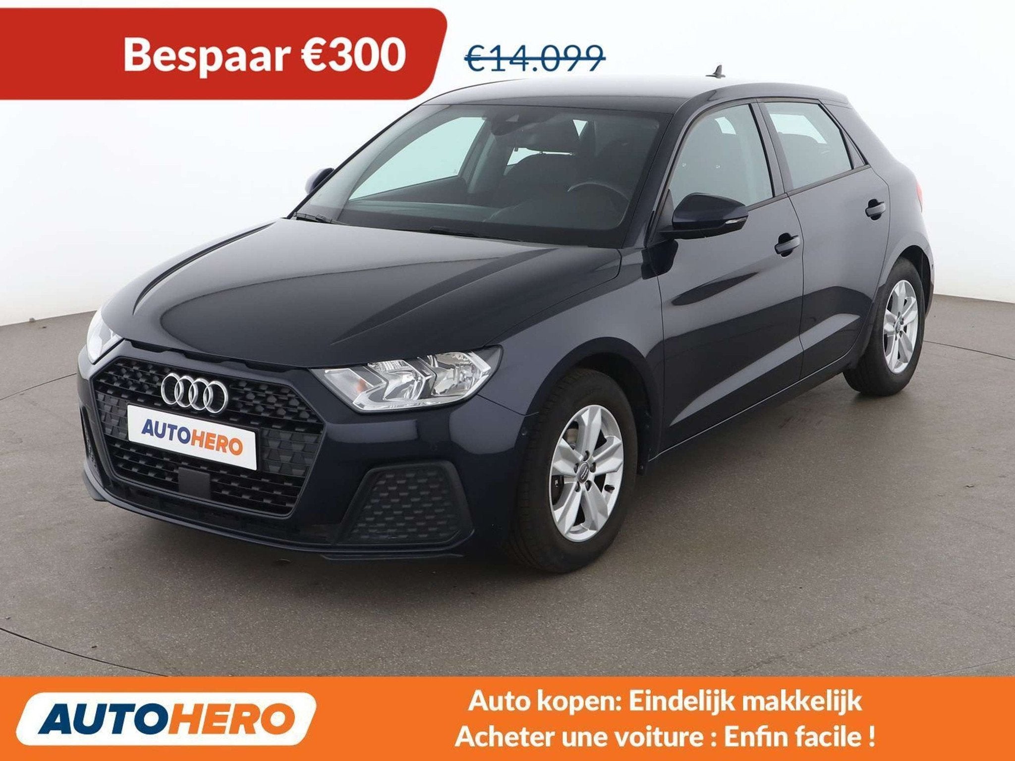 Audi A1 35 TFSI (bj 2019), Auto's, Voorwielaandrijving, Stof, Blauw, Overige brandstoffen