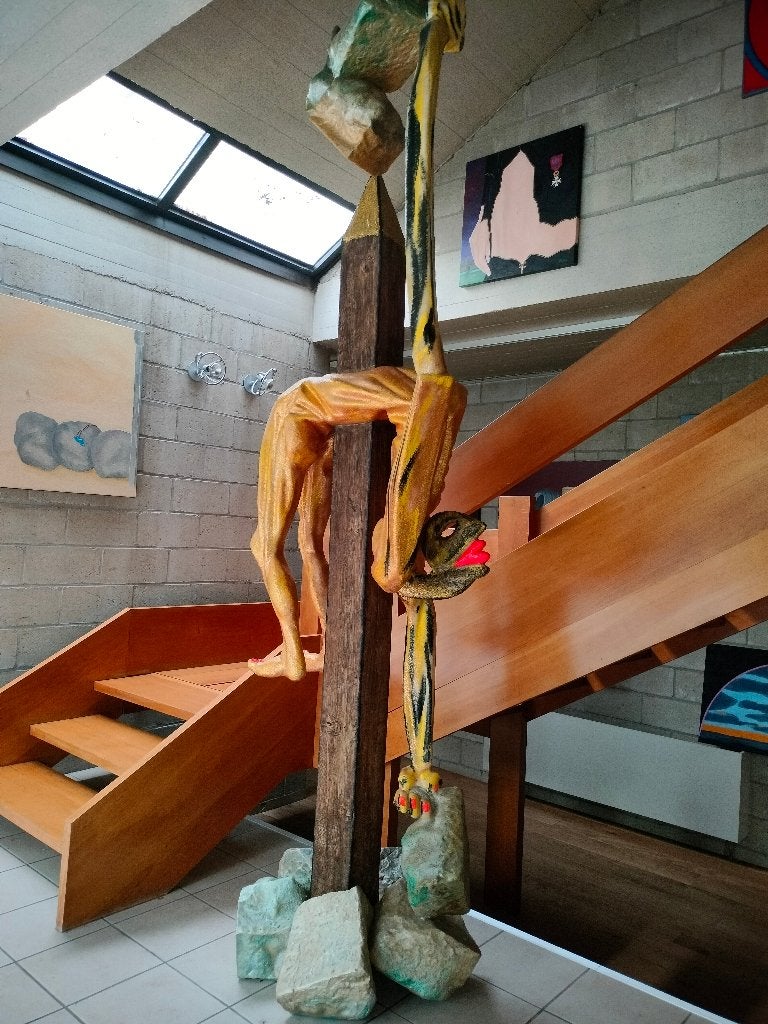 Kunstwerk Roberto Ollivero, Ophalen, Meer dan 2 meter, Overige materialen, Beeld