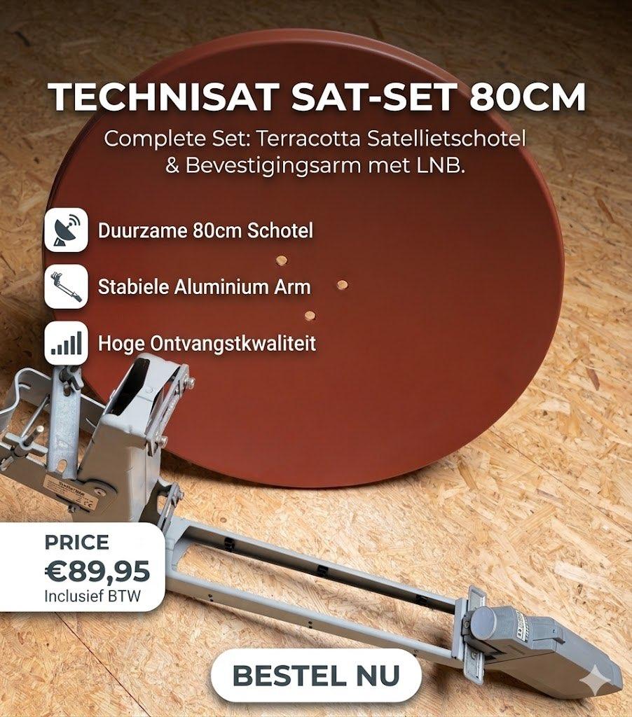 KATHREIN SAT-SET 80CM, Audio, Tv en Foto, Schotelantennes, Ophalen, Gebruikt, (Schotel)antenne, Overige merken