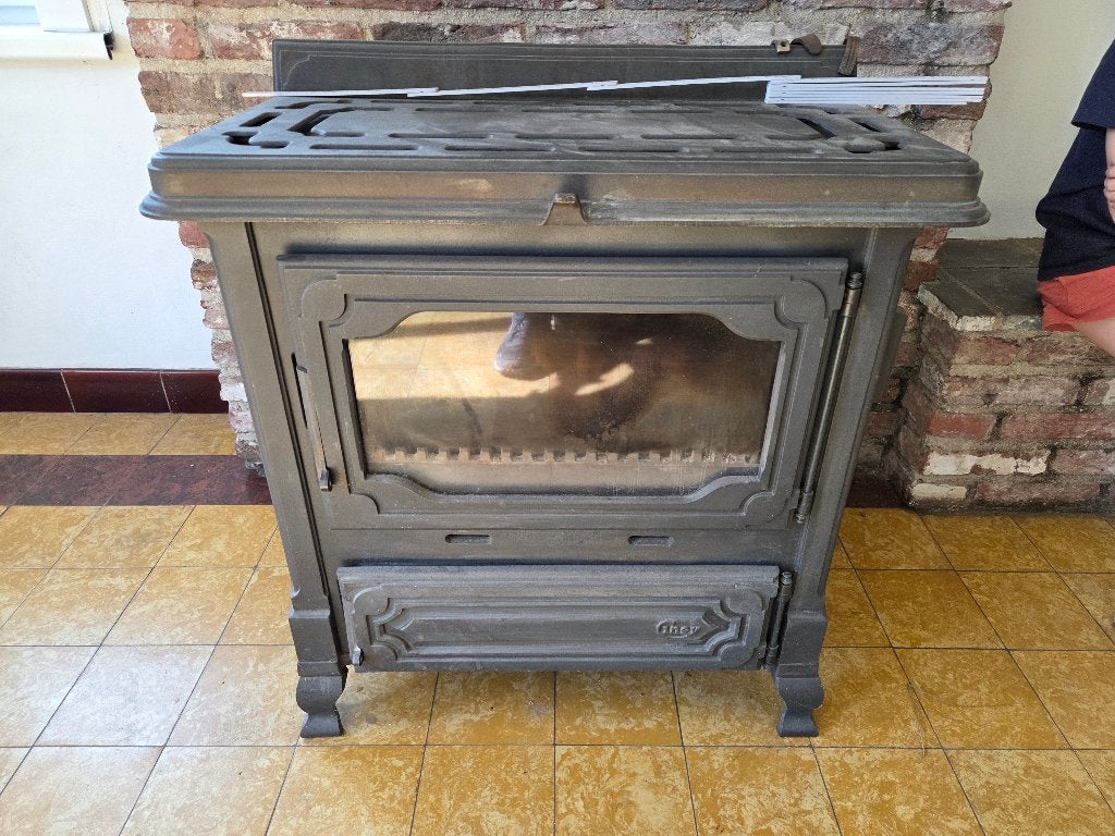 Kolenkachel, Huis en Inrichting, Kachels, Ophalen, Gebruikt, Overige brandstoffen, Vrijstaand