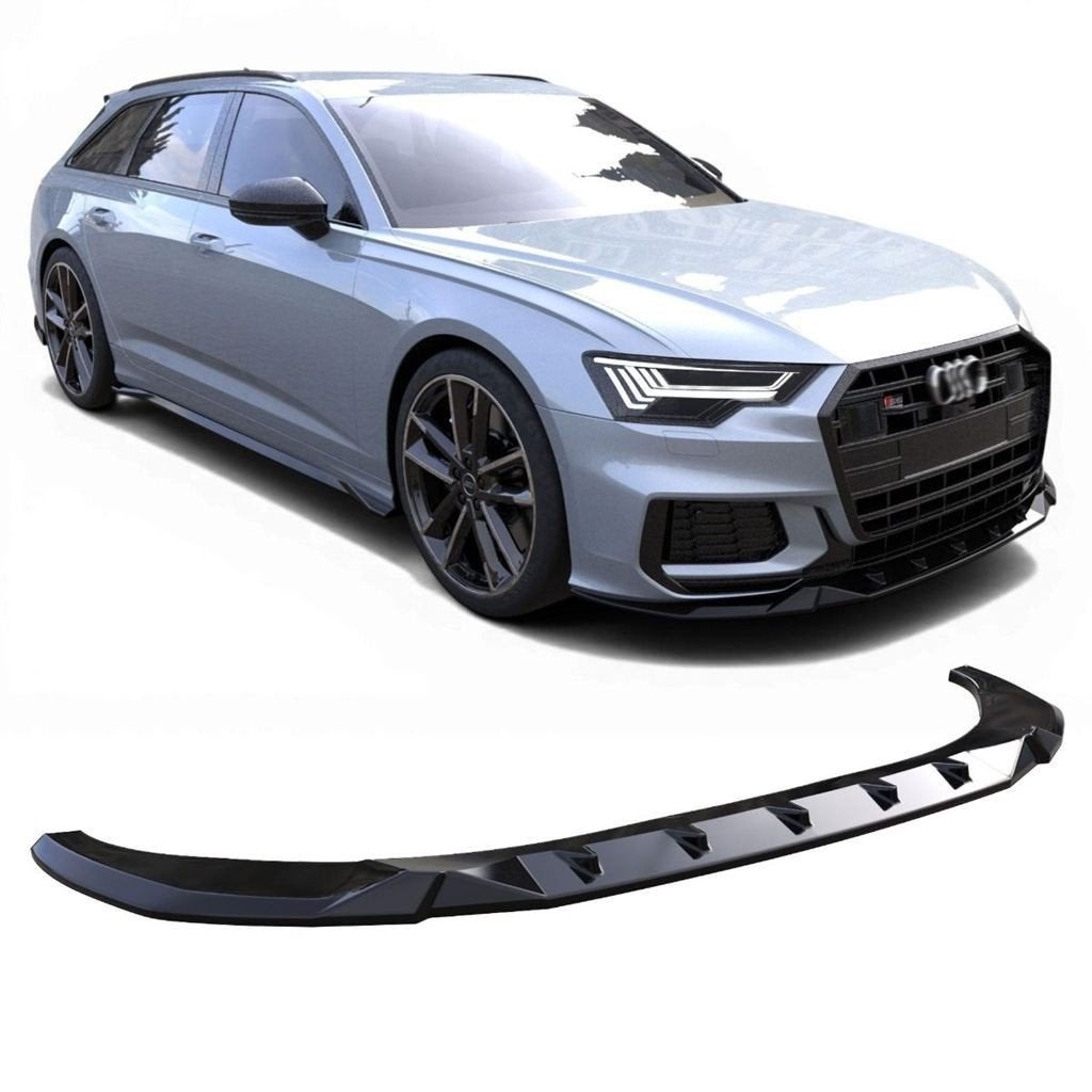 APEX Spoiler Splitter voor Audi A6 S-Line S6 C8 glans Zwart, Envoi