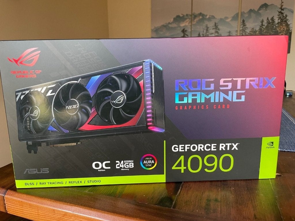 ASUS ROG Strix GeForce RTX 4090 OC graphics card, Computers en Software, Ophalen of Verzenden, Gigabyte