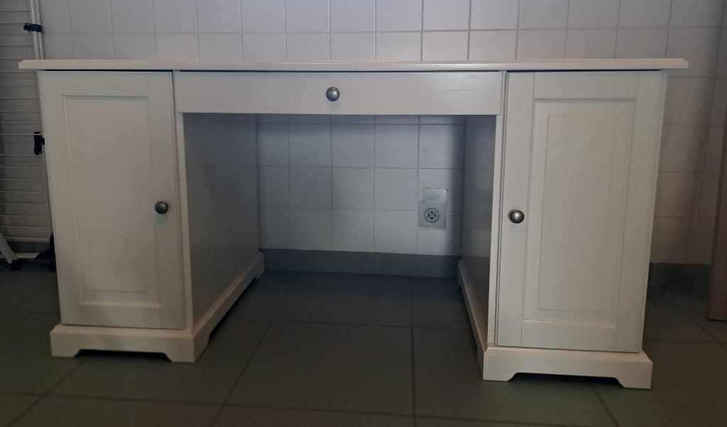 bureau blanc ikea, Maison & Meubles, Bureau d'écolier, Classique, 65 cm, Comme neuf