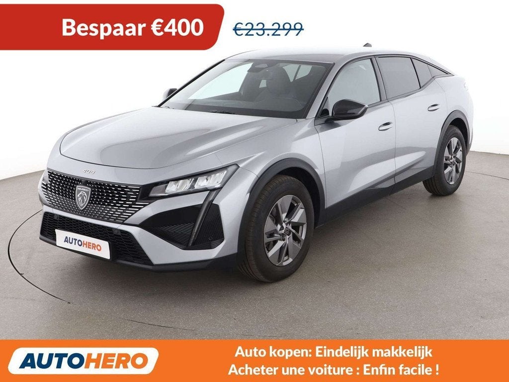 Peugeot 408 1.2 PureTech Allure (bj 2025, automaat), Auto's, Peugeot, Gebruikt, Zwart, 1199 cc, https://public.car-pass.be/vhr/67a6861c-b8ac-4ff6-92c0-08b634e8ed8f