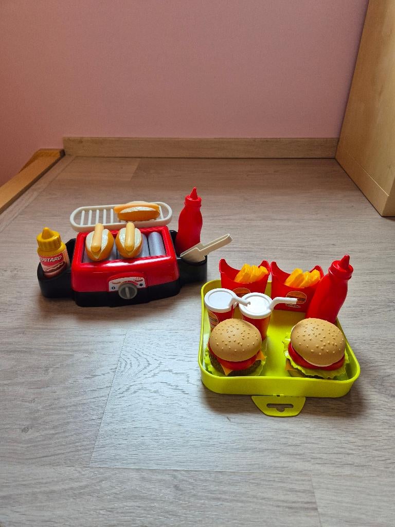 Accesoires enfants hamburgers et hot-dogs, Enlèvement, Comme neuf, Garçon ou Fille