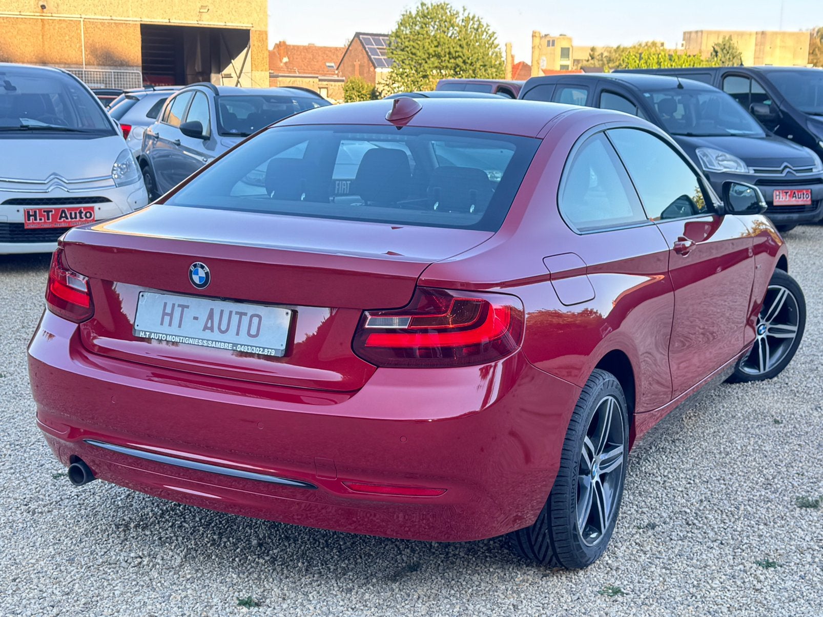 BMW 218 D Coupé/Etat neuf/Sport Line/Euro6b/Gps/Garantie, Rouge, Alarme, Euro 6, Entreprise