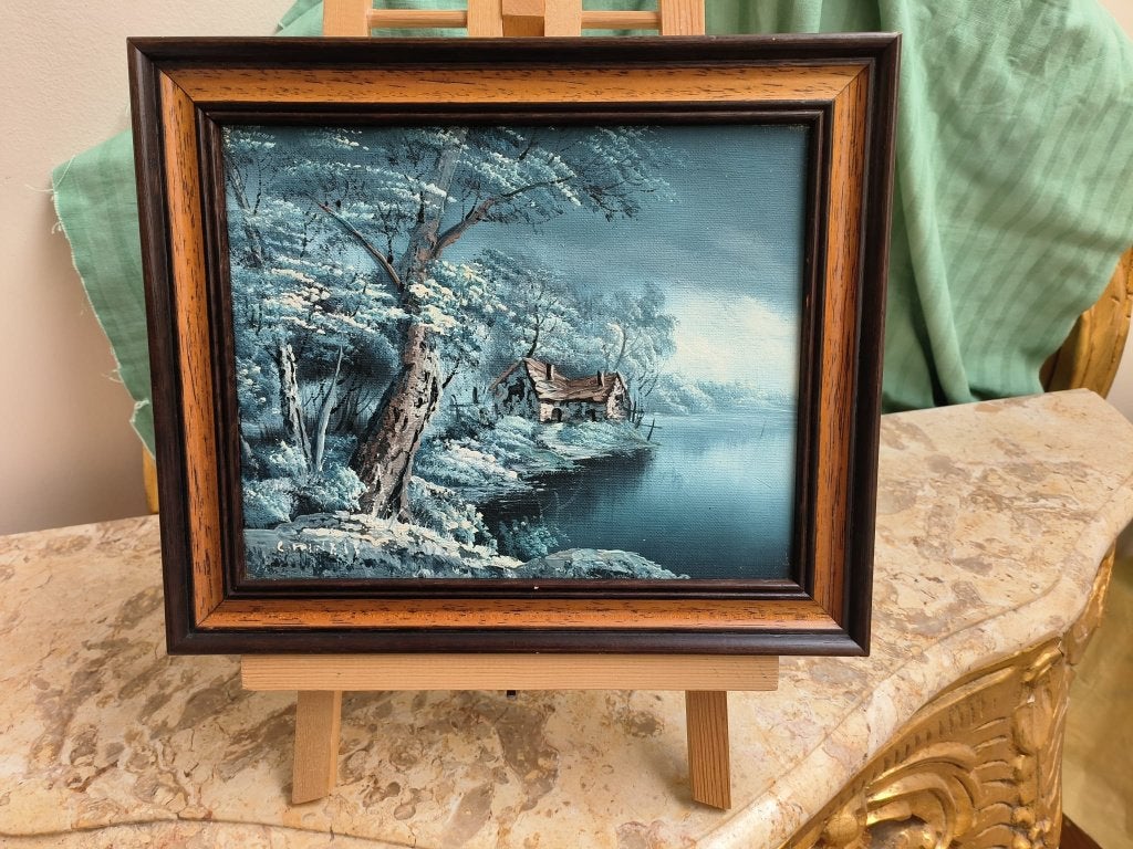 Schilderijtje op doek (vaste prijs), Antiek en Kunst, Kunst | Schilderijen | Klassiek, Ophalen, Doek, Landschap, Klassiek