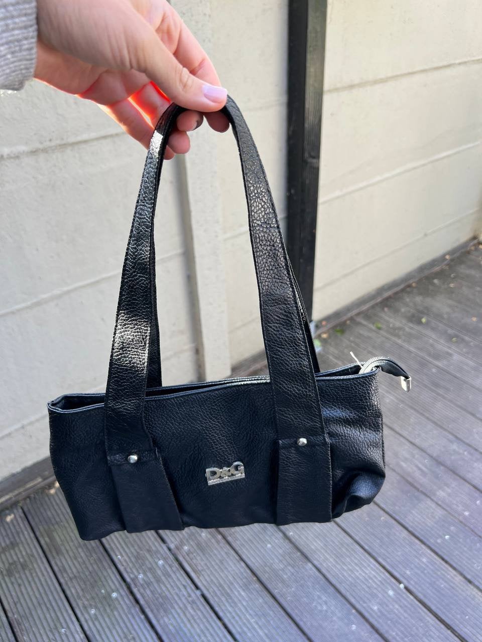 dolce gabbana leather bag, Ophalen, 20 tot 30 cm, Zwart, Minder dan 40 cm