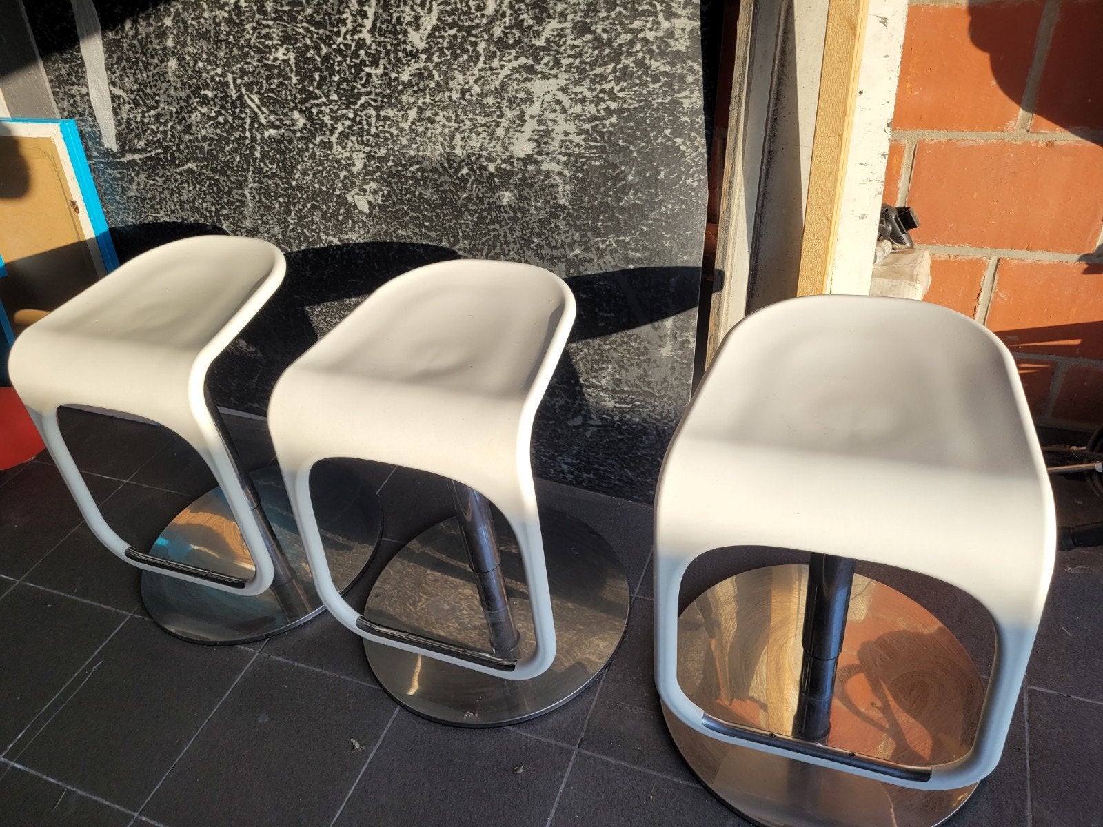 3 Barkrukken van ontwerper Carl Öjerstam., Maison & Meubles, Tabourets de bar, Enlèvement