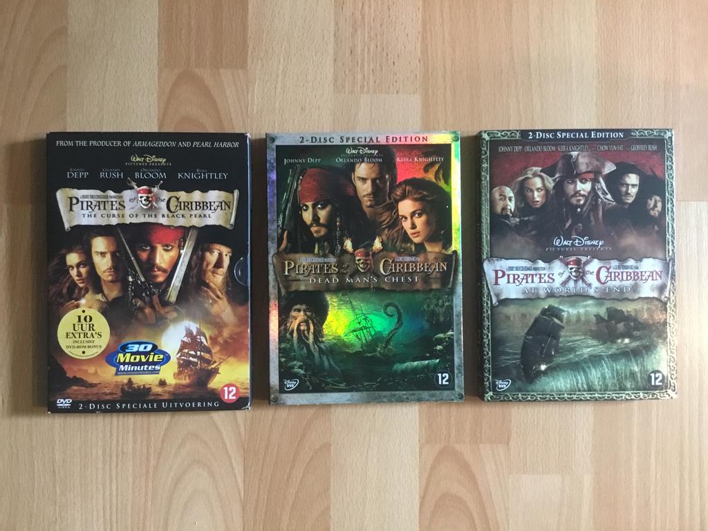 Dvd’s Disney Pirates of the Caribbean - special edition, À partir de 12 ans, Enlèvement ou Envoi