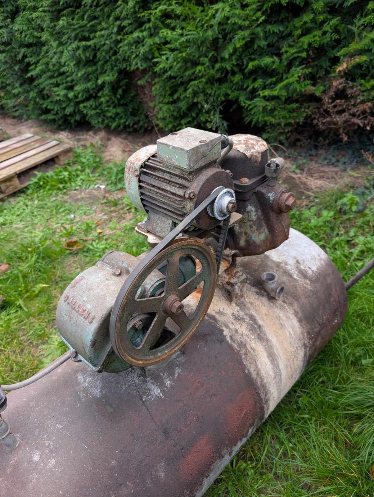 Callens steekpomp 1995, Bricolage & Construction, Enlèvement, Utilisé, Moteur électrique