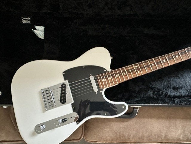 Fender Player II Telecaster Polar White + Fender hardcase, Ophalen, Zo goed als nieuw, Solid body, Fender