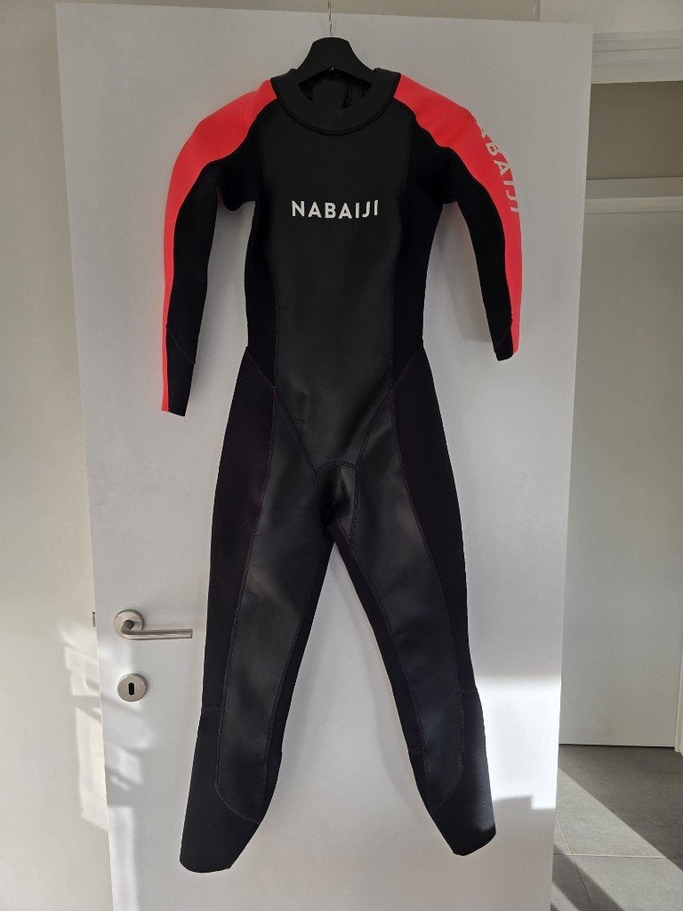 Wetsuit Nabaiji OWS 100 2/2 Maat NL 38/FR 40, Kleding | Dames, Sportkleding, Zwart, Overige typen, Nabaiji, Zo goed als nieuw