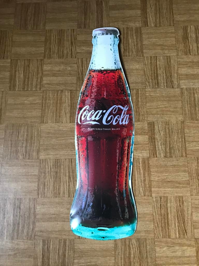 Coca cola reclamebord, Ophalen, Zo goed als nieuw, Reclamebord